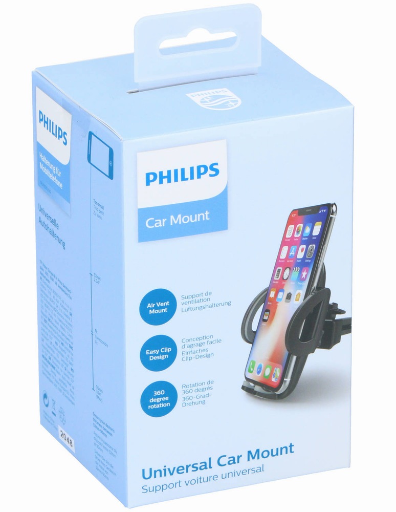 Philips Universal Air Vent Car Mount for 6 inch Screens