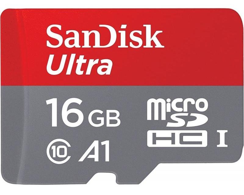 Sandisk Ultra MicroSDHC 16GB Class 10 Memory Card