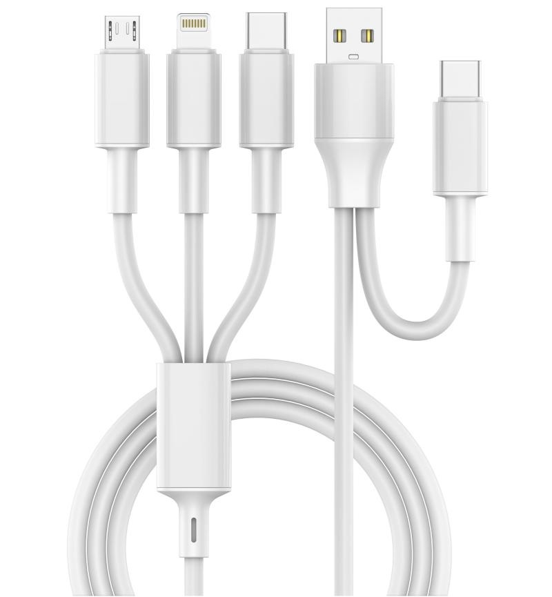 Appacs USB to Micro USB/Type C/Lightning Charging Cable 1 Meter